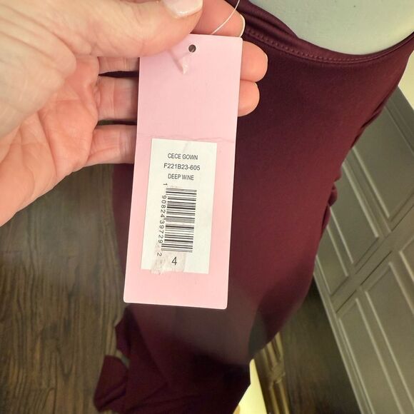 NWT Sachin & Babi CeCe 4-Way Crepe Gown size 4 - Picture 5 of 6